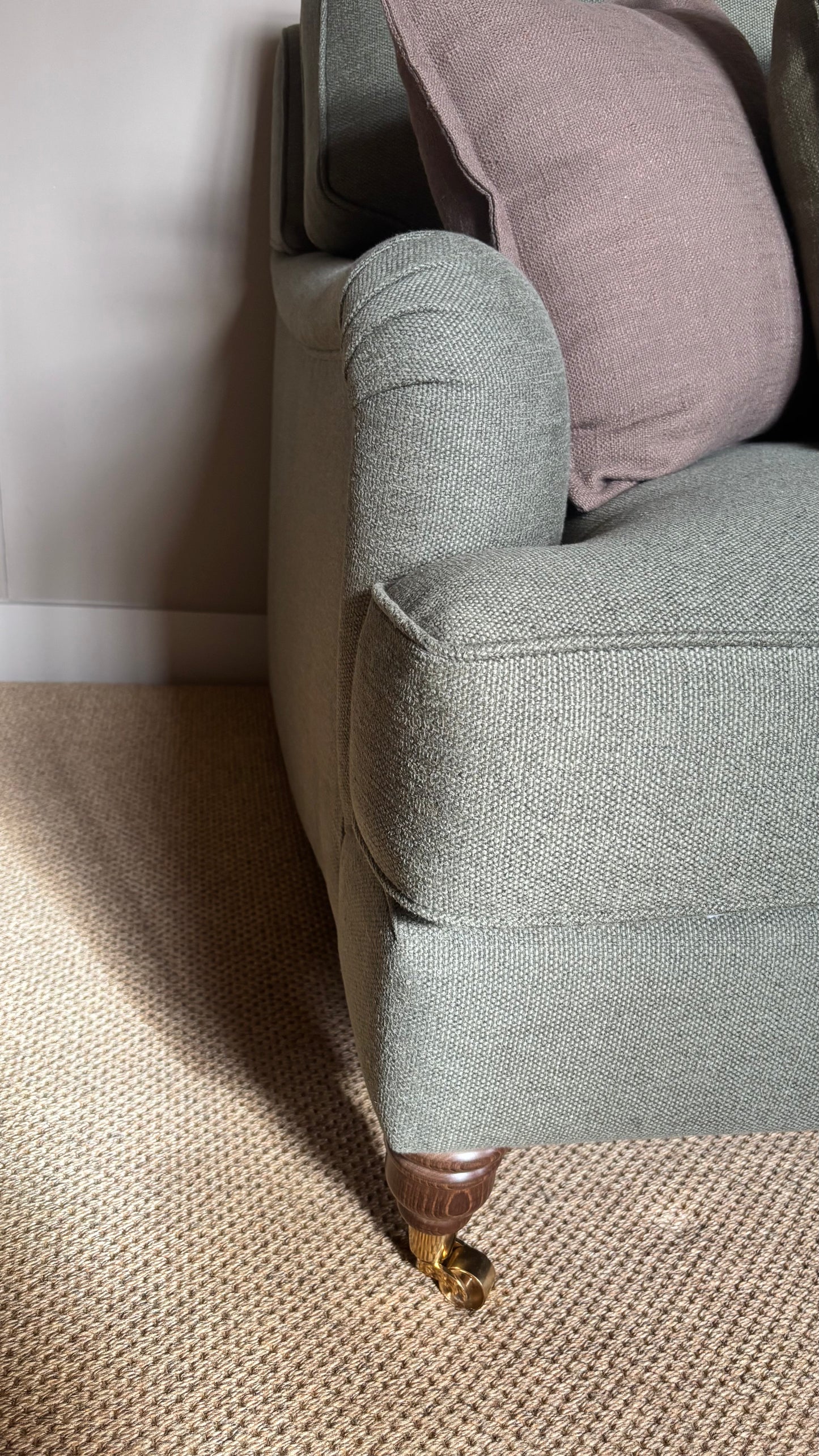 Darlings Green Upholstered Sofa