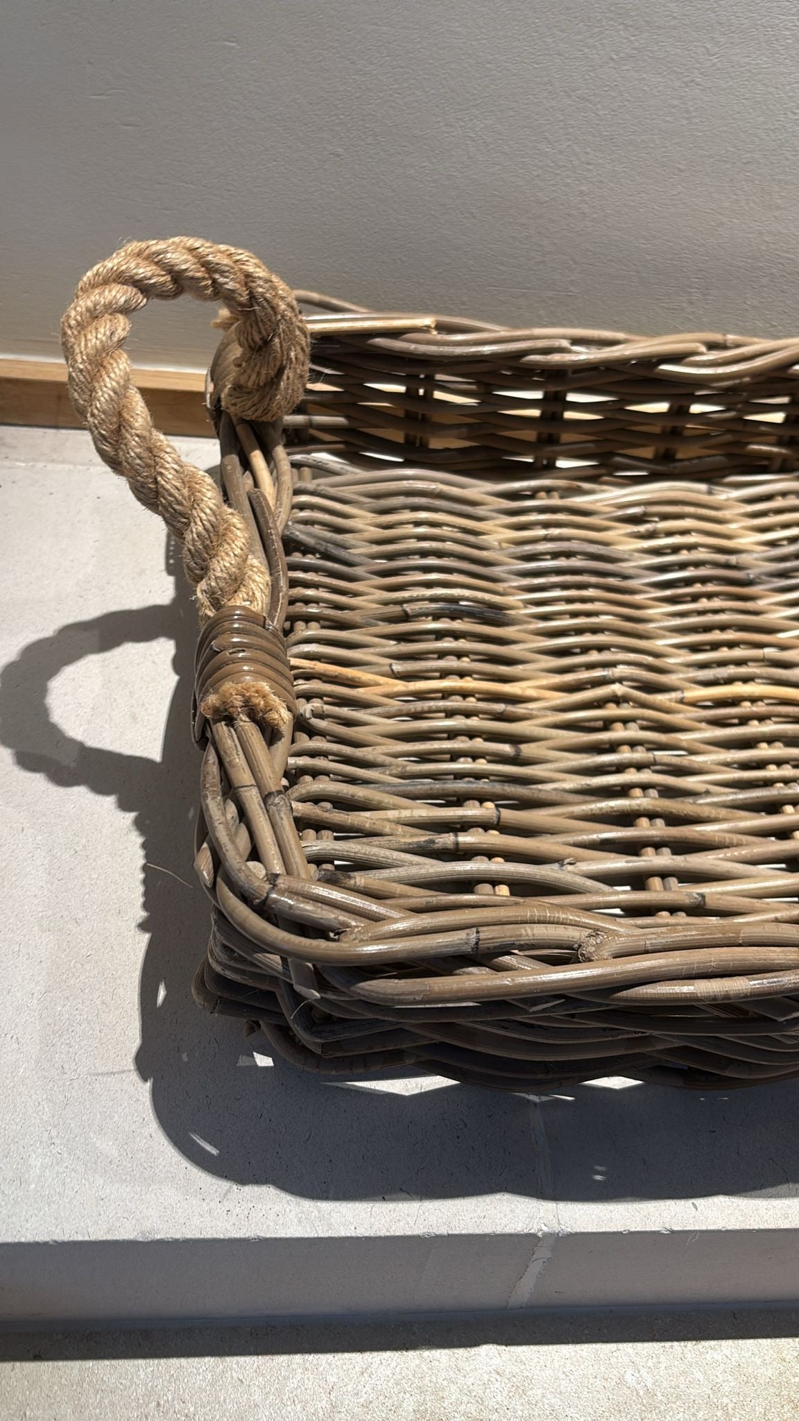 Wicker Basket Tray