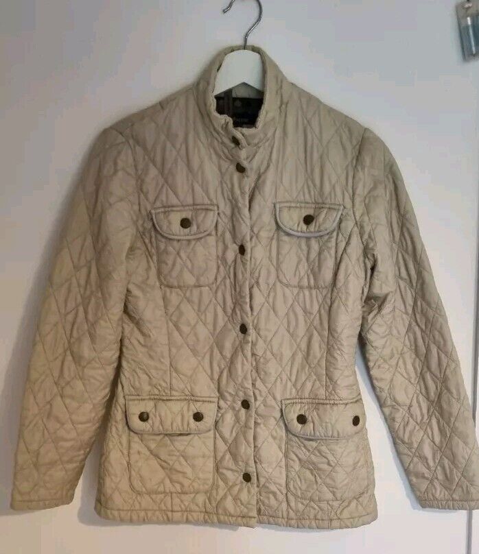 Barbour Womens Sand Lightweight Jacket Size 8