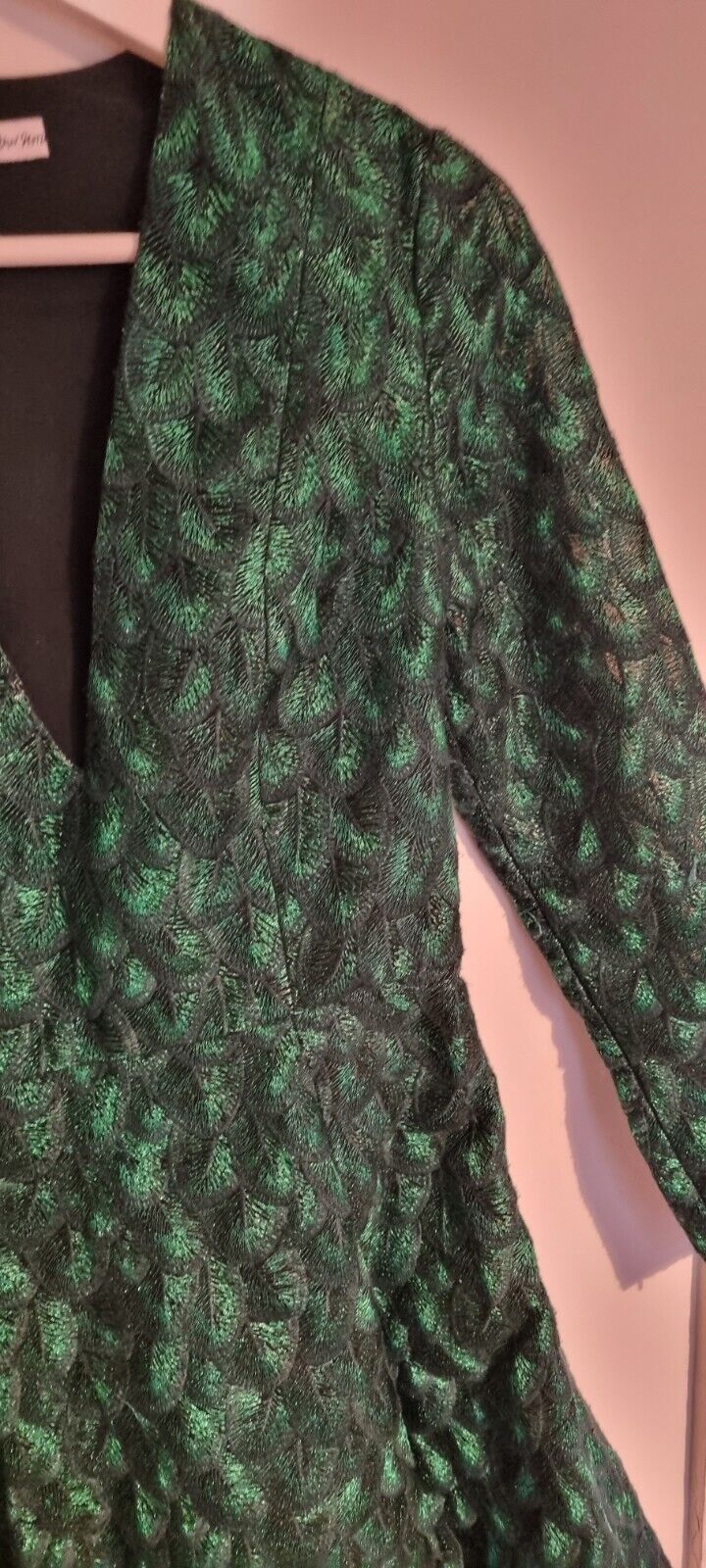 And Other Stories Women's Green Lined Dress Size 34