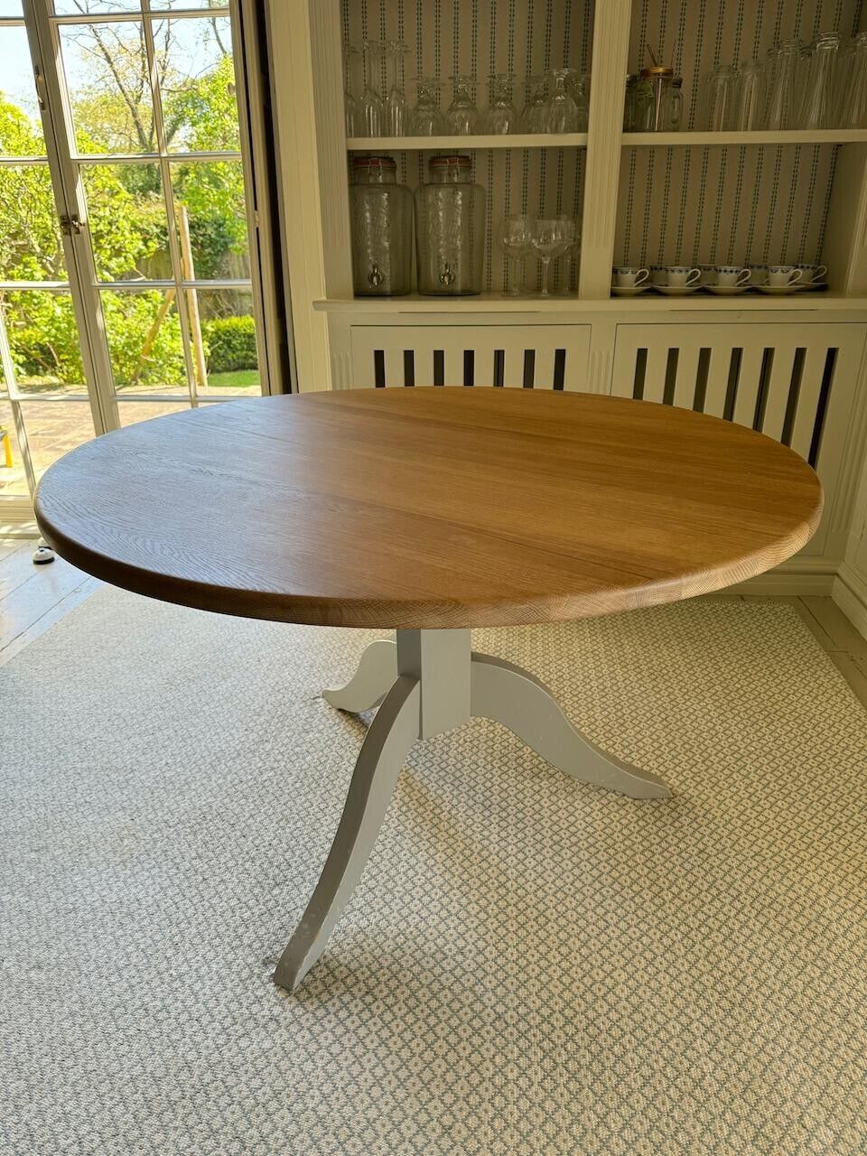 Neptune Round Wooden Top Table