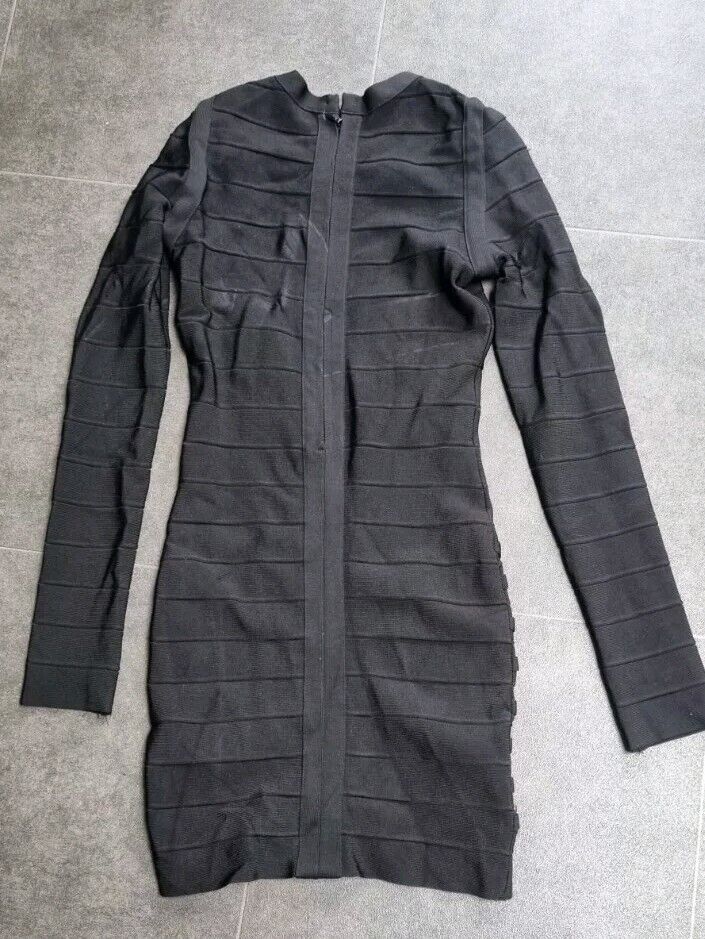 Herve Leger, No Manufacturer Label Women's Black Bodycon Dress Size M
