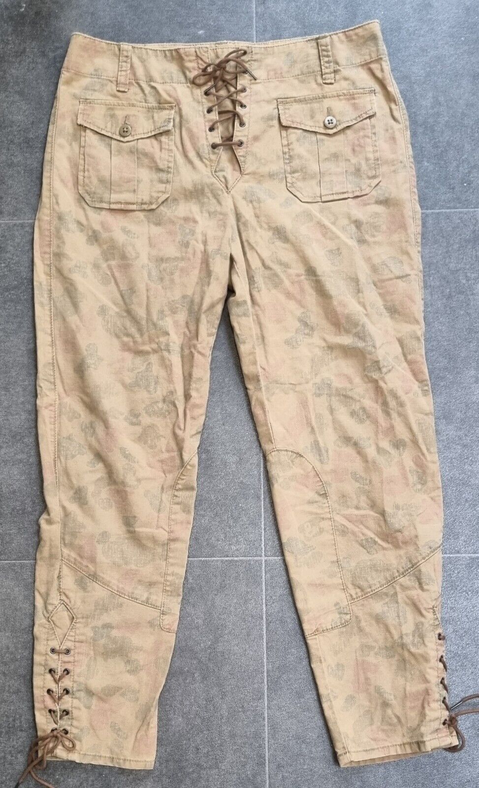 Denim & Supply By Ralph Lauren Women's Combat Cargo Pants Trousers Size 26
