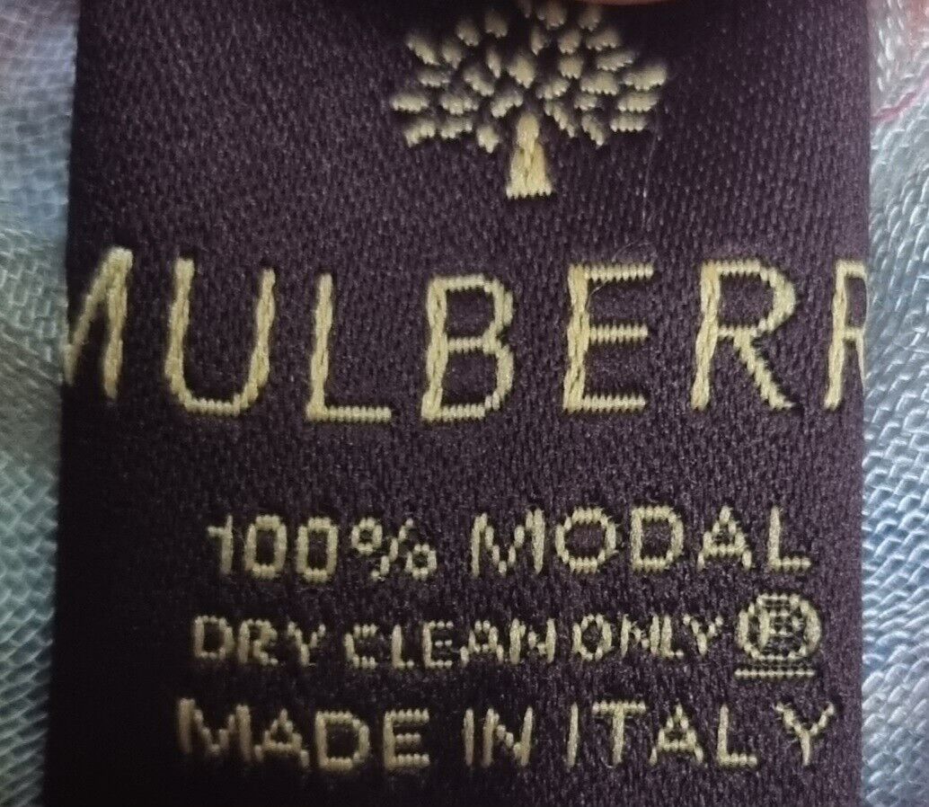 Mulberry Women's Large Model Animal Pattern Scarf