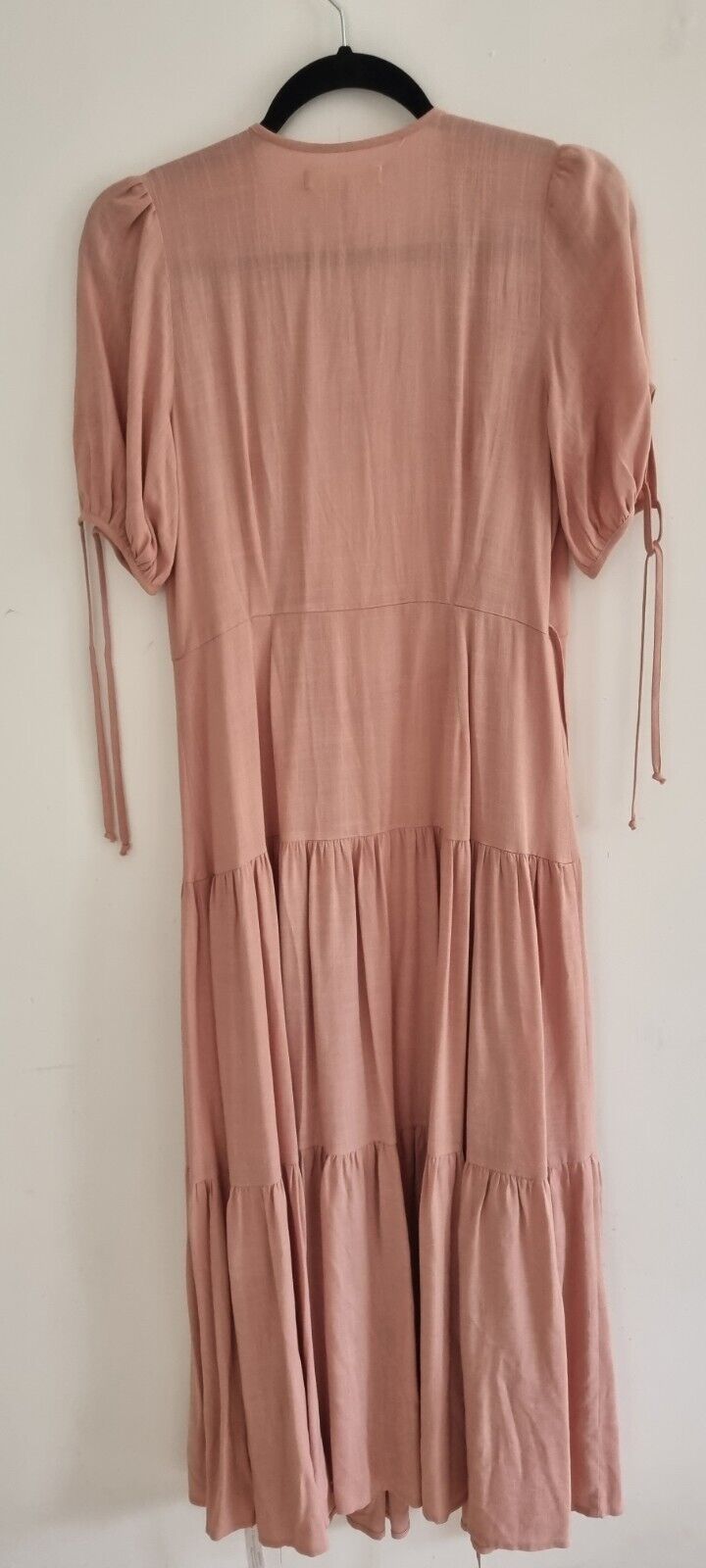 BNWT Christy Dawn Womens Salmon Wrap Over Dress Size XS