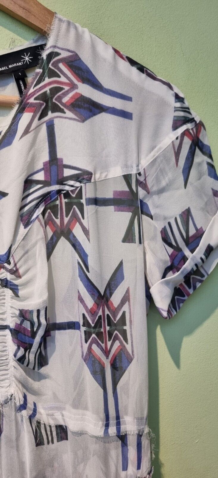Gorgeous Isabel Marant Women's 100% Silk Tired Dress Size 1