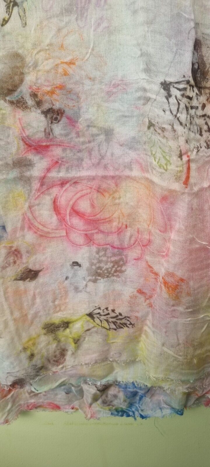 Mulberry Women's Large Model Animal Pattern Scarf