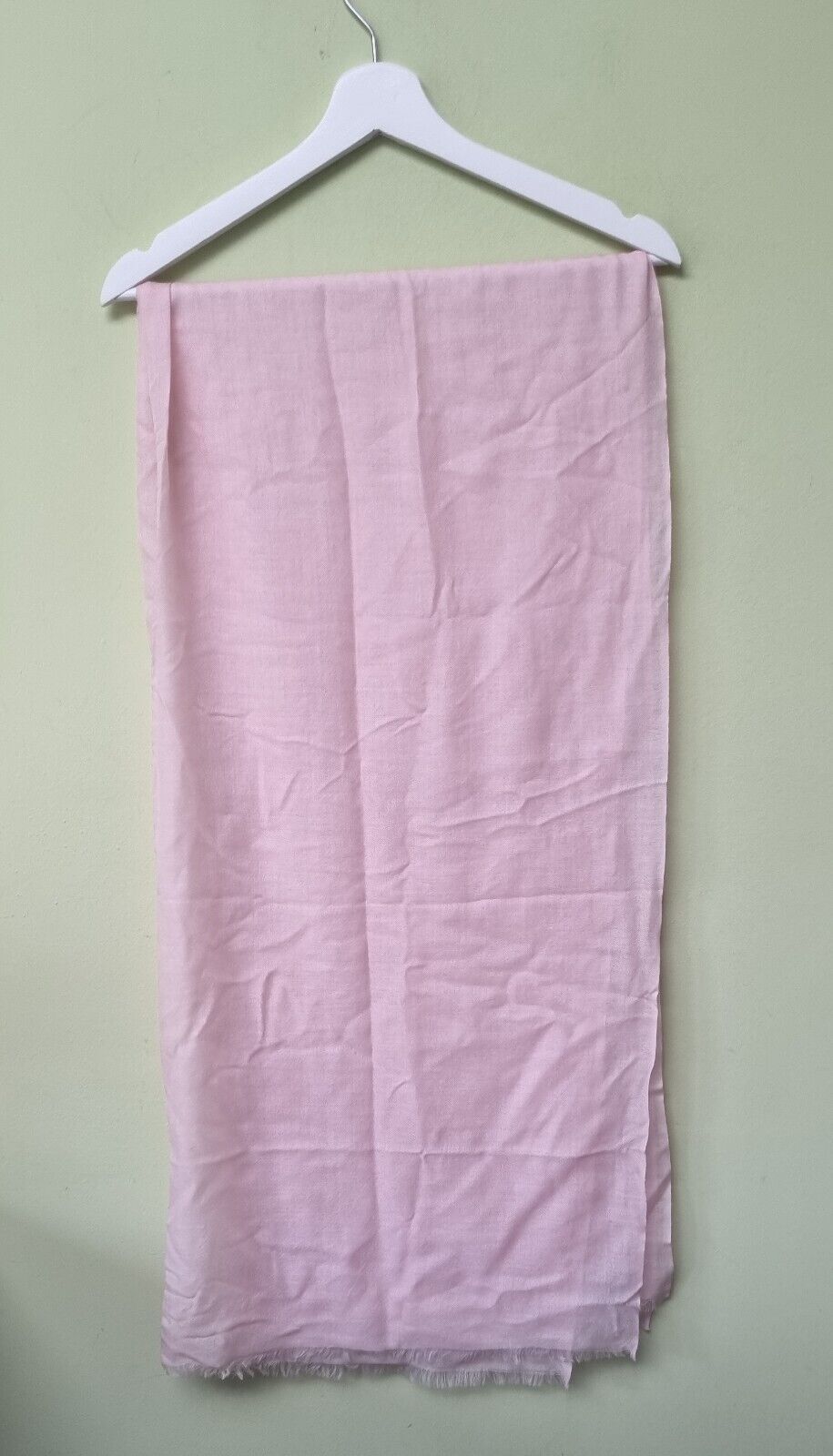 Sandro Pink Wool And Silk Mix Women's Scarf