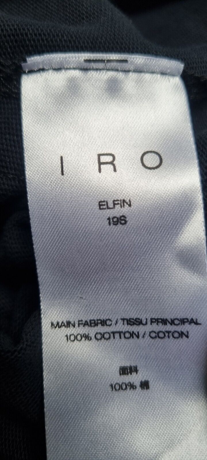 IRO Women's Black Stretch Bodycon Dress Size XS