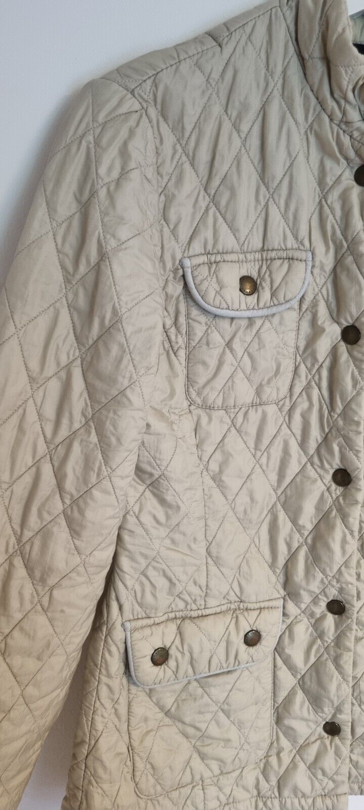 Barbour Womens Sand Lightweight Jacket Size 8