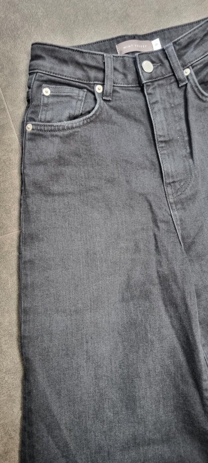 Mint Velvet Women's Black Wide Leg Jeans Size 6R