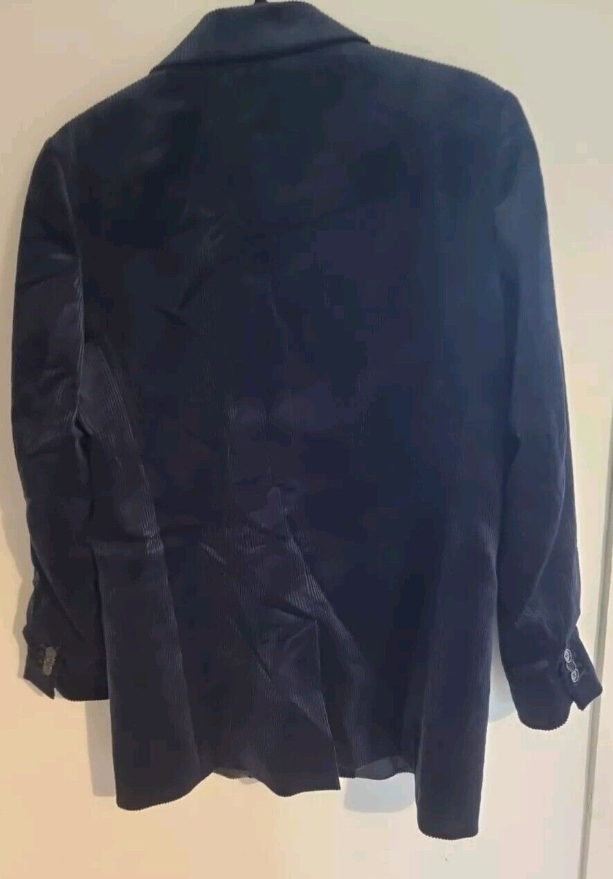 Arket Women's Blue Chord Blazer Size 44