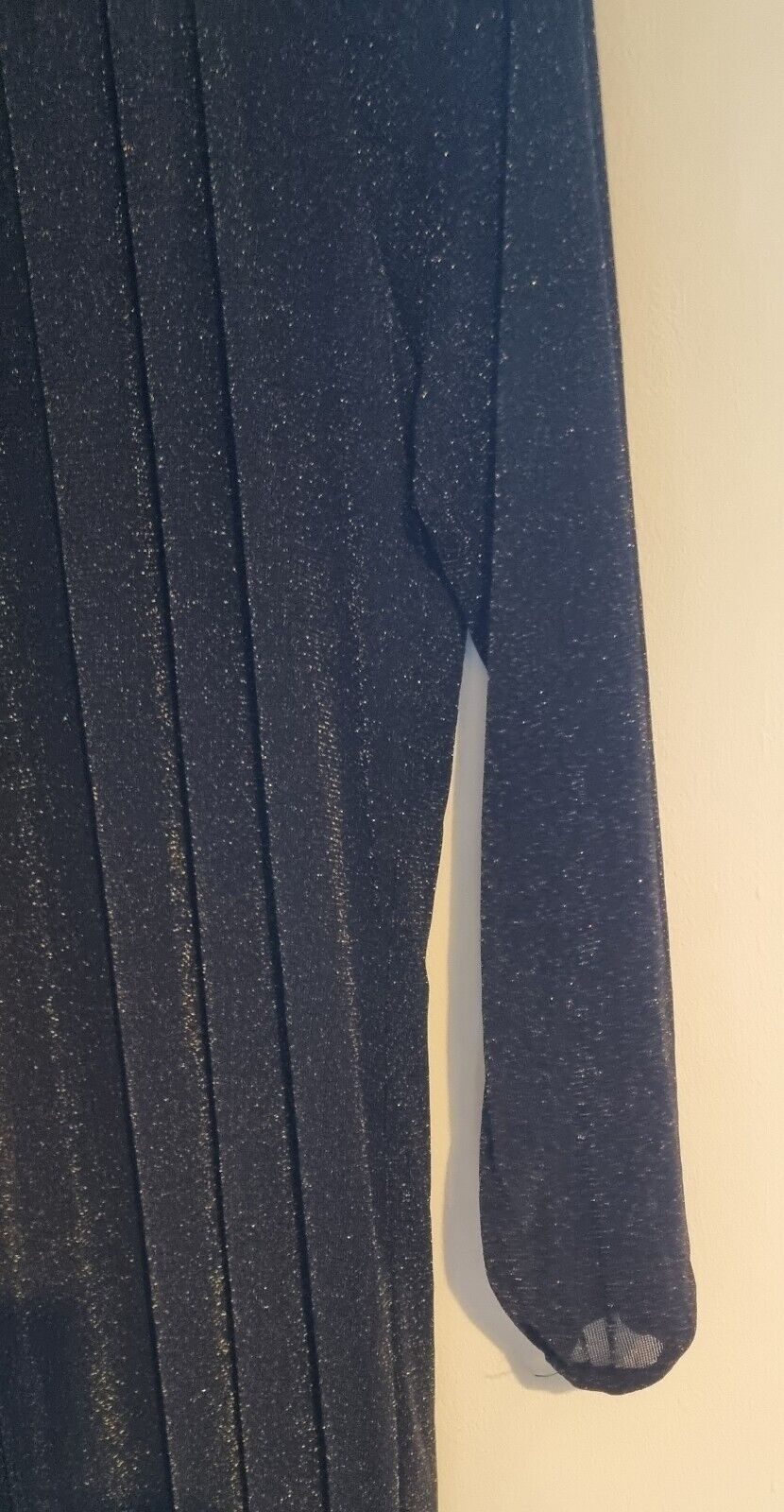 BNWT Saint Tropez Women's Deep Blue Metallic Sparkle Dress Size XL