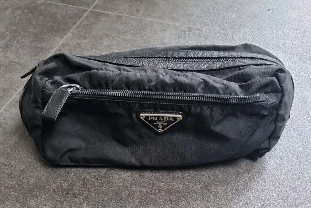 Prada Nylon Black Women's Belt Bag