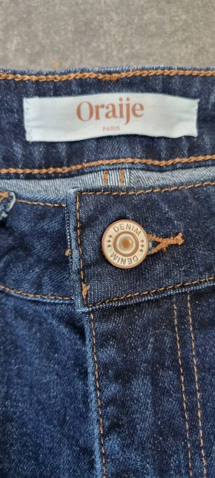 Oraije Women's Wide Leg Blue Jeans Size Small 36