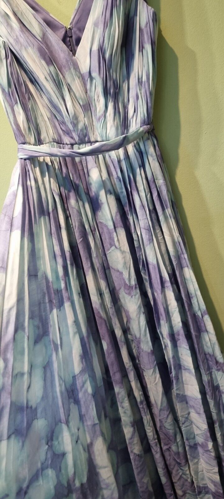 Vera Wang Women's Mauve Lined Maxi Dress Size 2