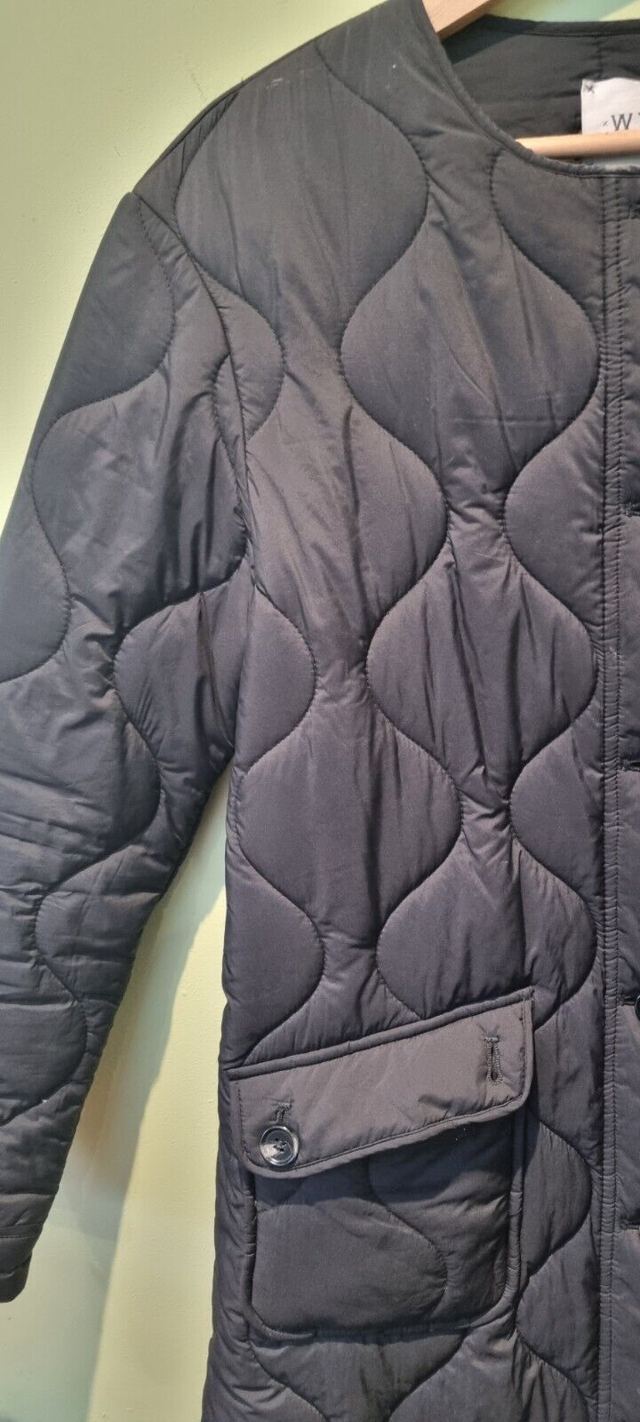 Wyse Women's Black Padded Jacket Size 0