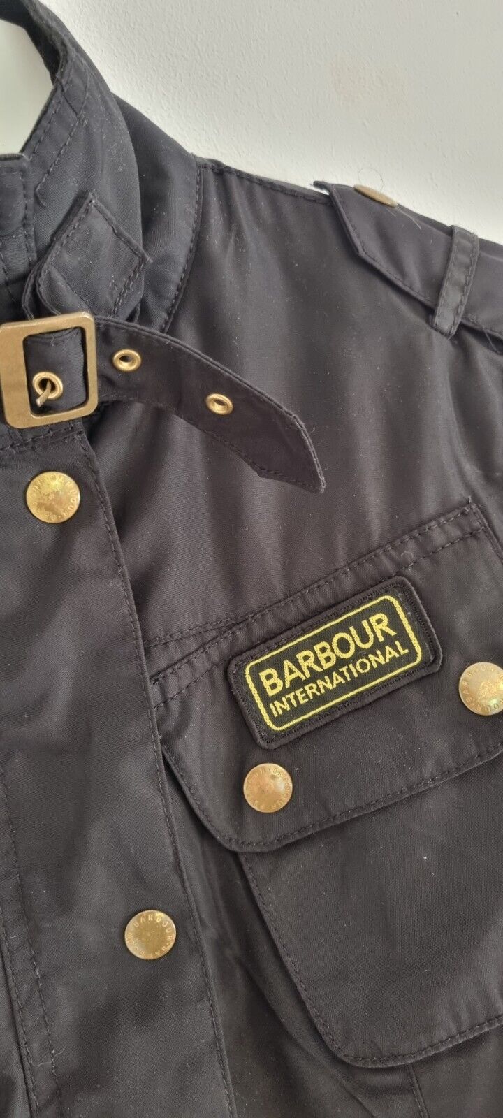 Barbour Womens Black Waterproof And Breathable Jacket With Belt Size 8