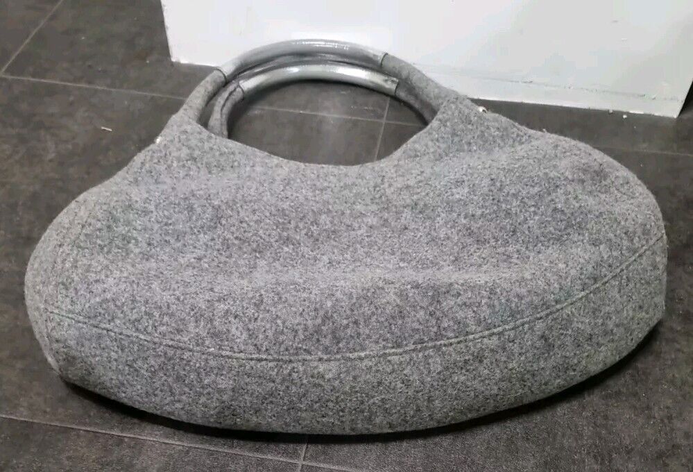 Kate Spade Women's Medium Grey Felt Clutch Bag