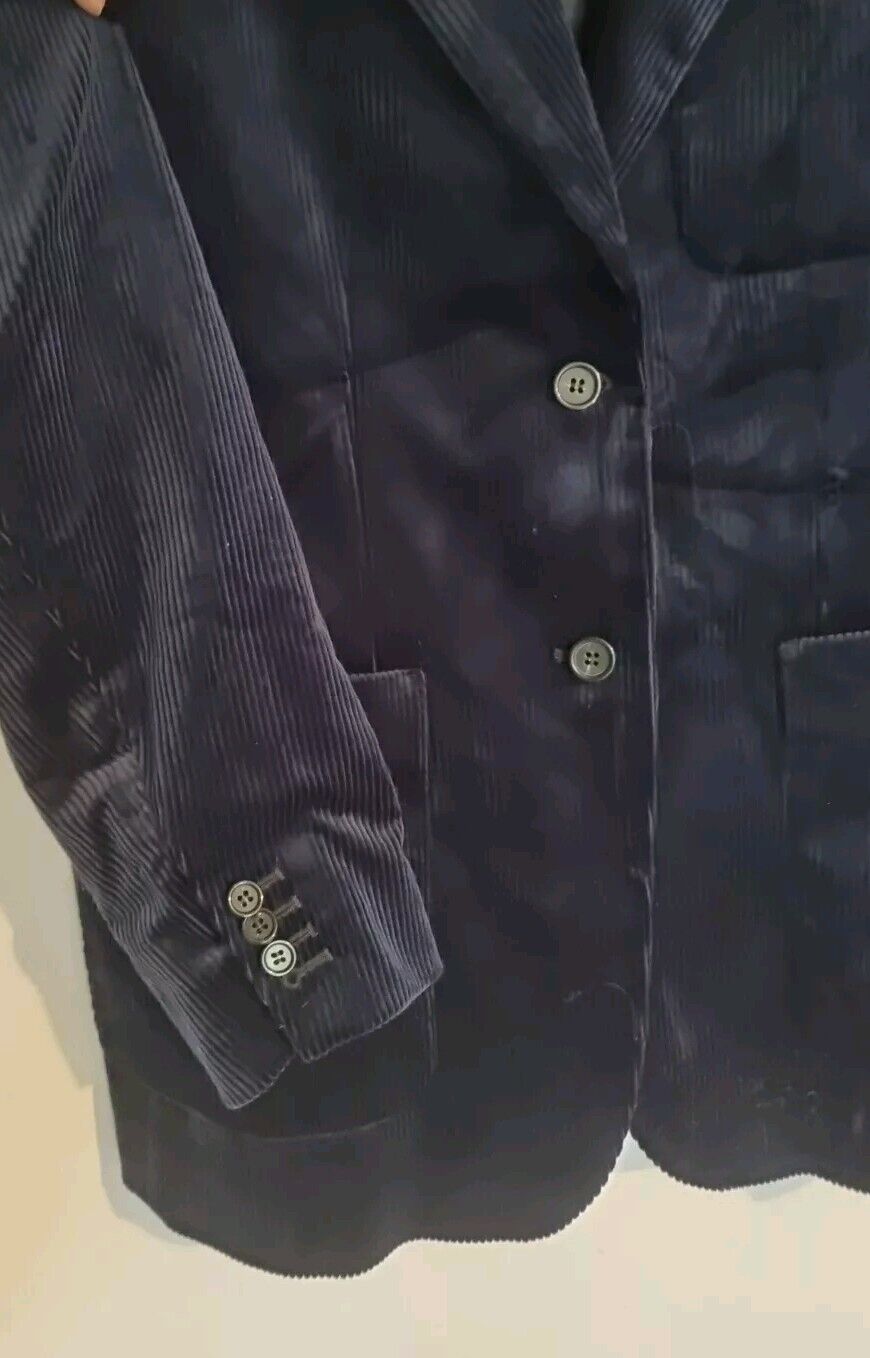 Arket Women's Blue Chord Blazer Size 44