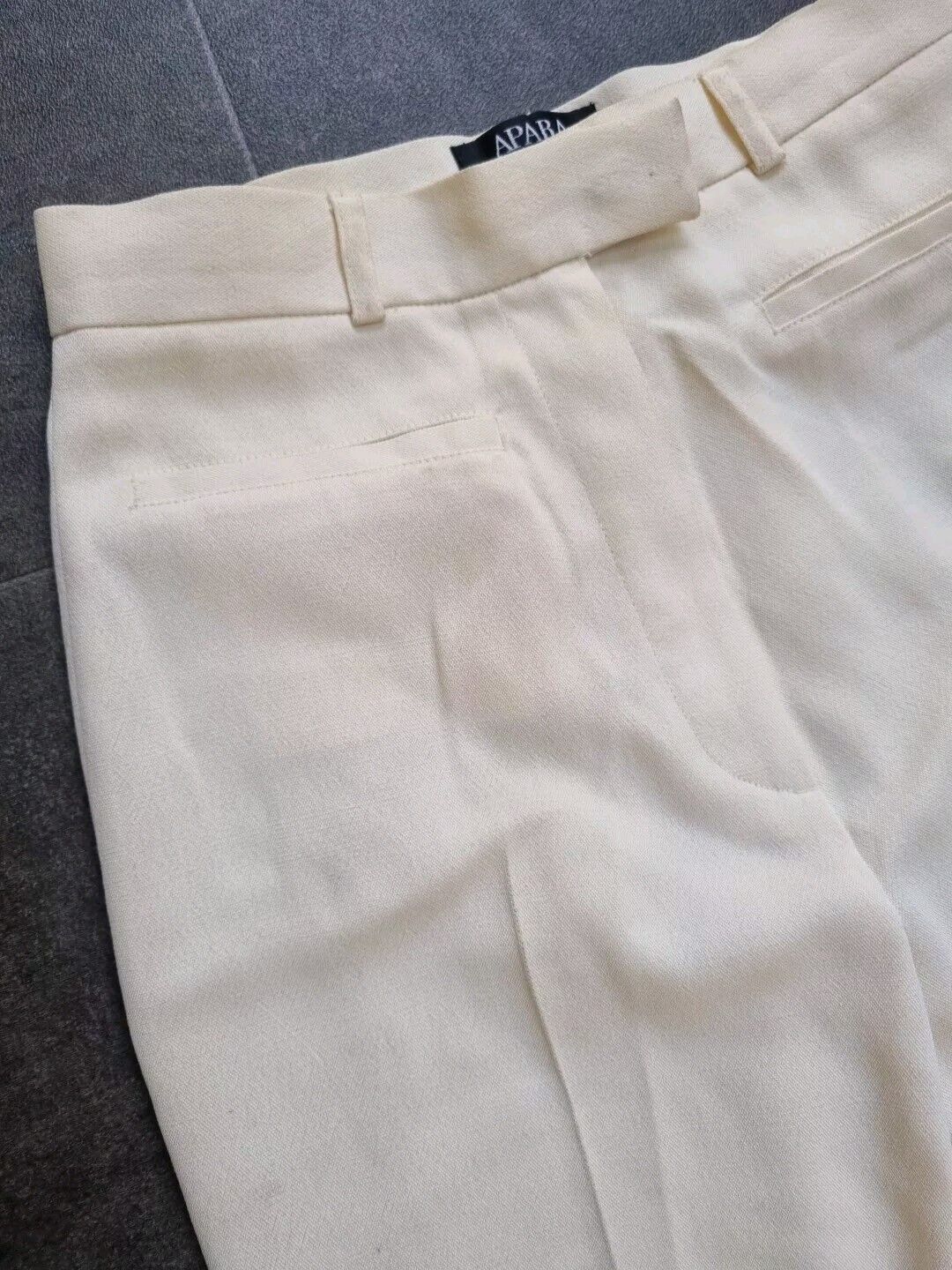 Apara Pour Joseph Women's Ivory Trousers Viscose And Wool Mix Size 38