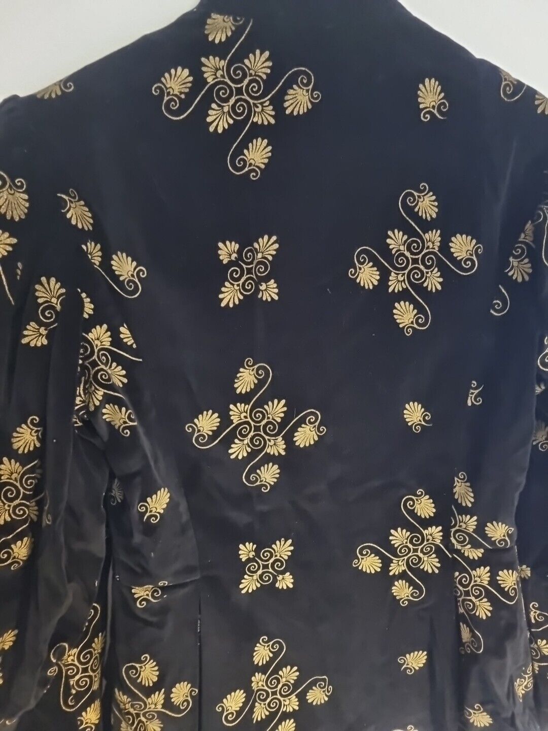 Mandy Pothecary Made In England Vintage Women's Black Velvet Jacket 10