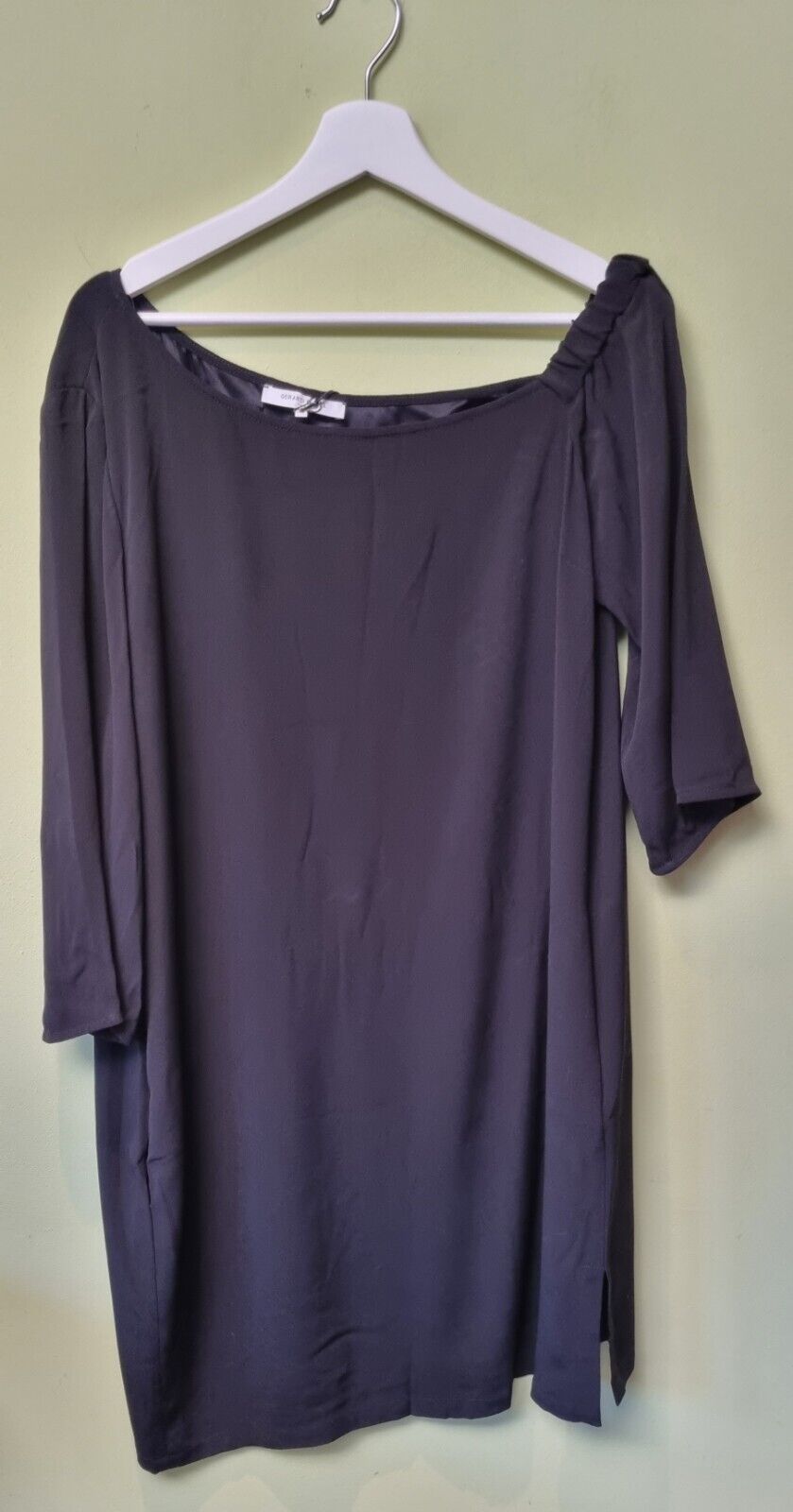 Reduced: Gerard Darel Paris Women's Black Shift Dress Size 46