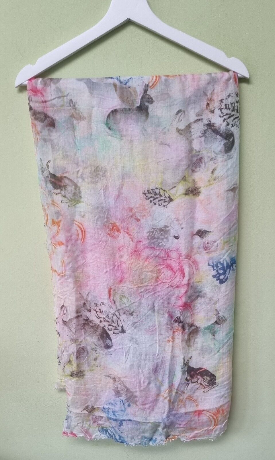 Mulberry Women's Large Model Animal Pattern Scarf