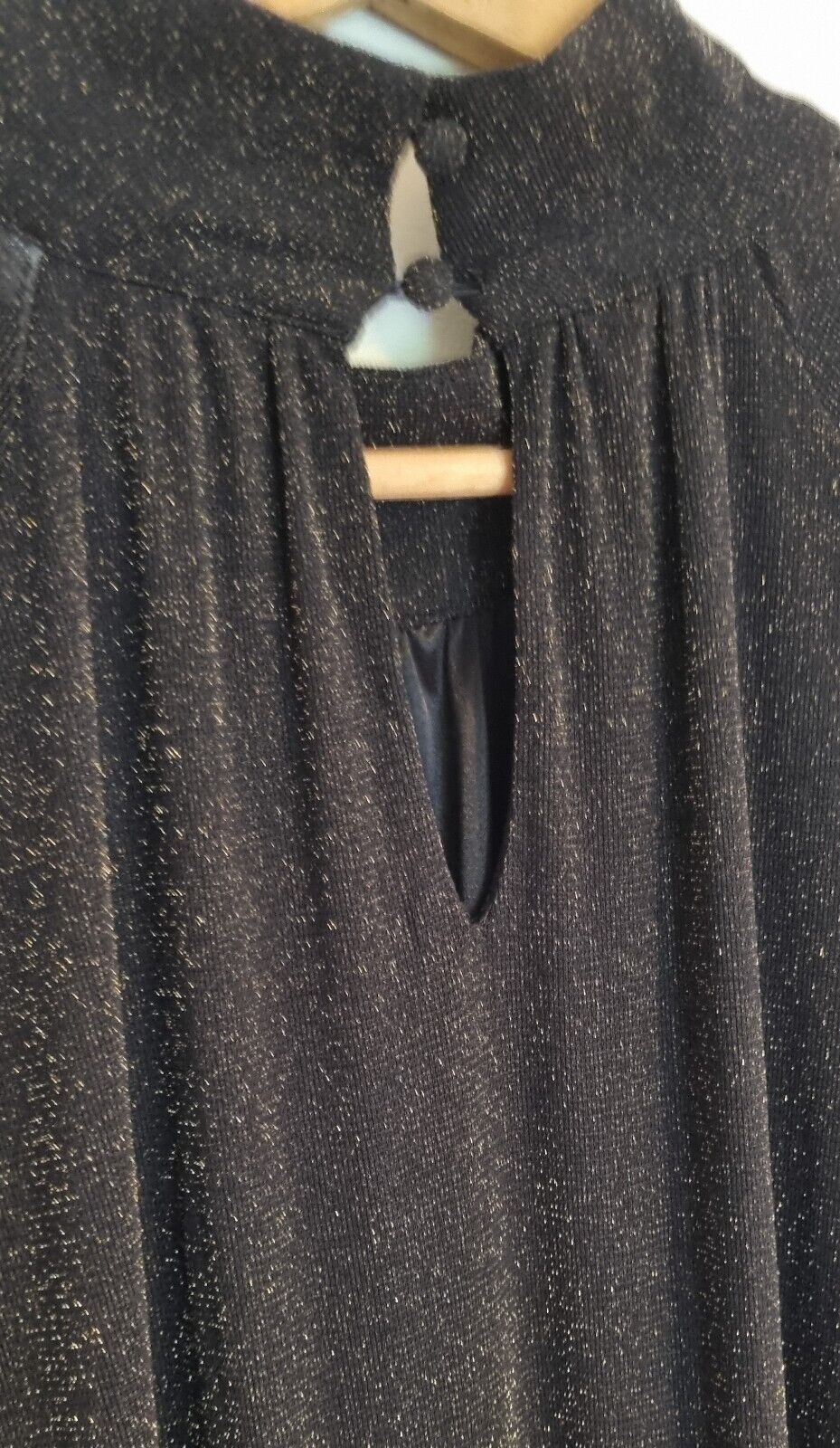 BNWT Saint Tropez Women's Deep Blue Metallic Sparkle Dress Size XL