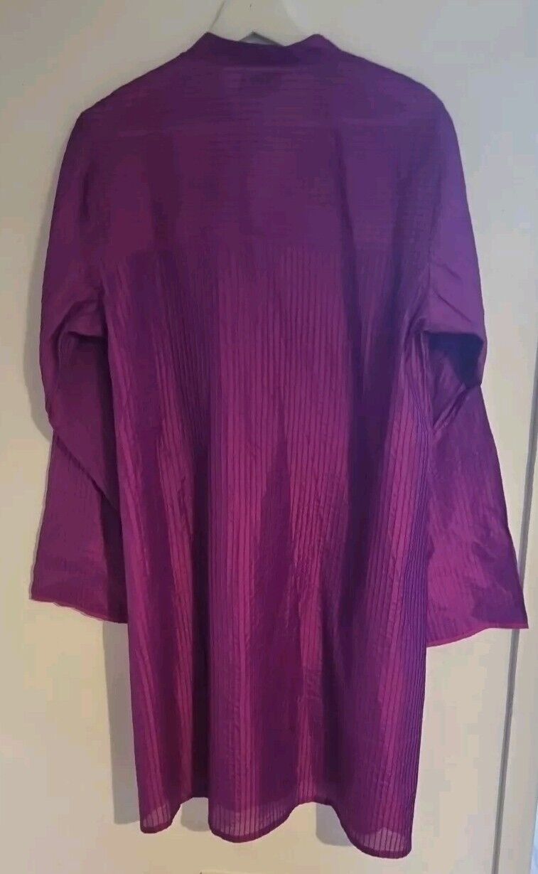 Maharani Women's Purple Kaftan, Shirt Dress. Large. Plus 2 Trousers Unbranded S