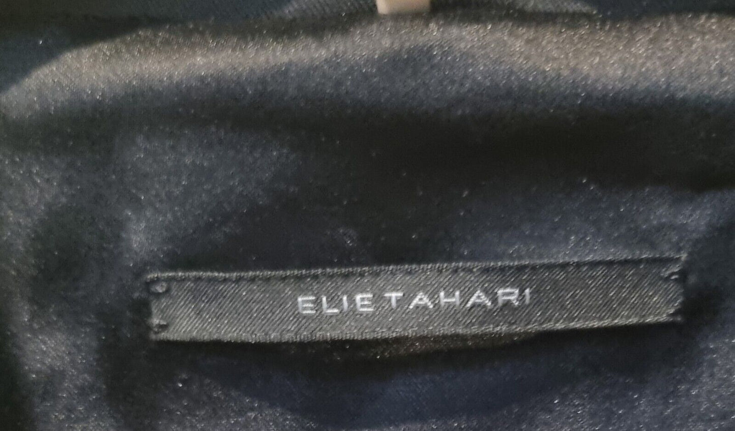 Elie Tahar Women's Black Cape Style Virgin Wool Jacket Size 8