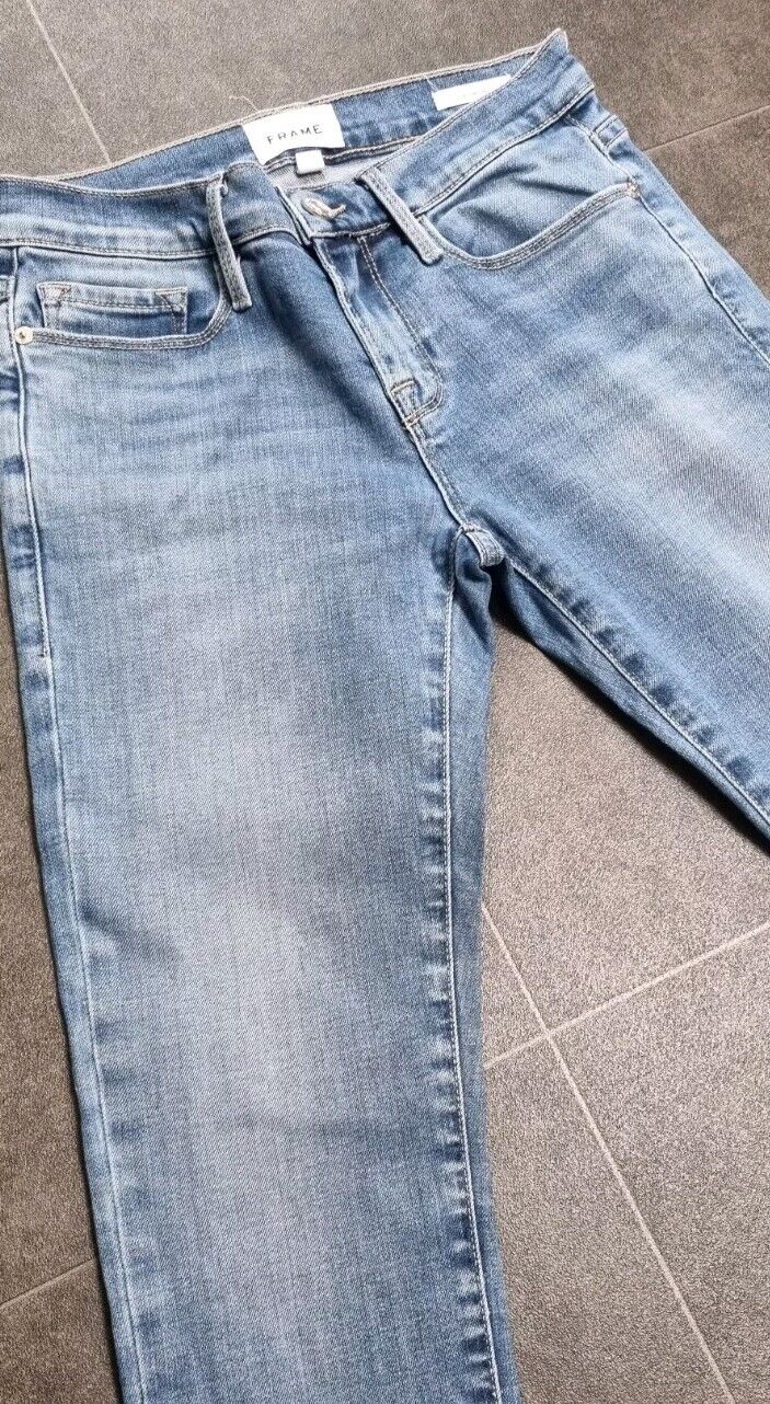 Frame Women's Blue Jeans "Le Garcon" Size 23