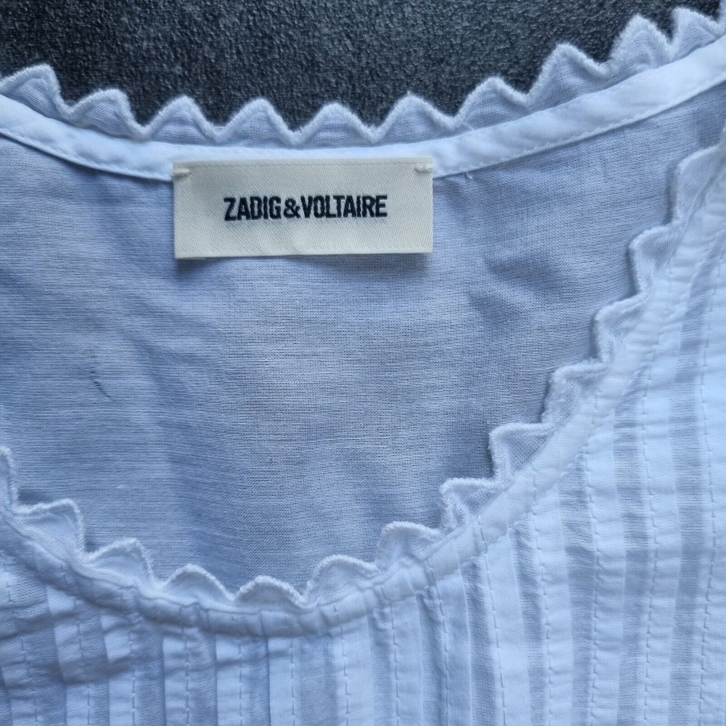 Zadig And Voltaire Women's White With Lace, Lined, Short Dress Size XS