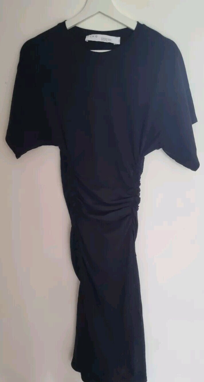 IRO Women's Black Stretch Bodycon Dress Size XS