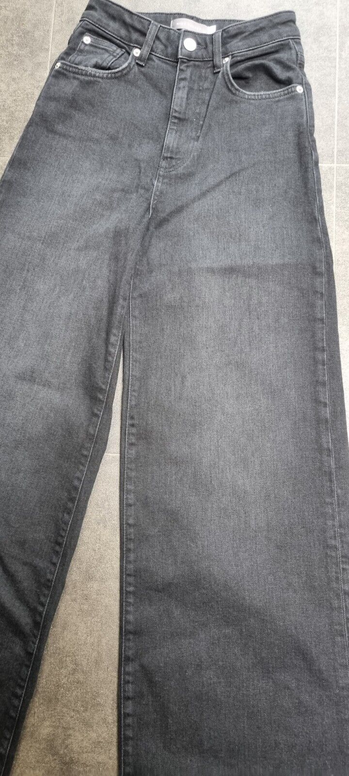 Mint Velvet Women's Black Wide Leg Jeans Size 6R