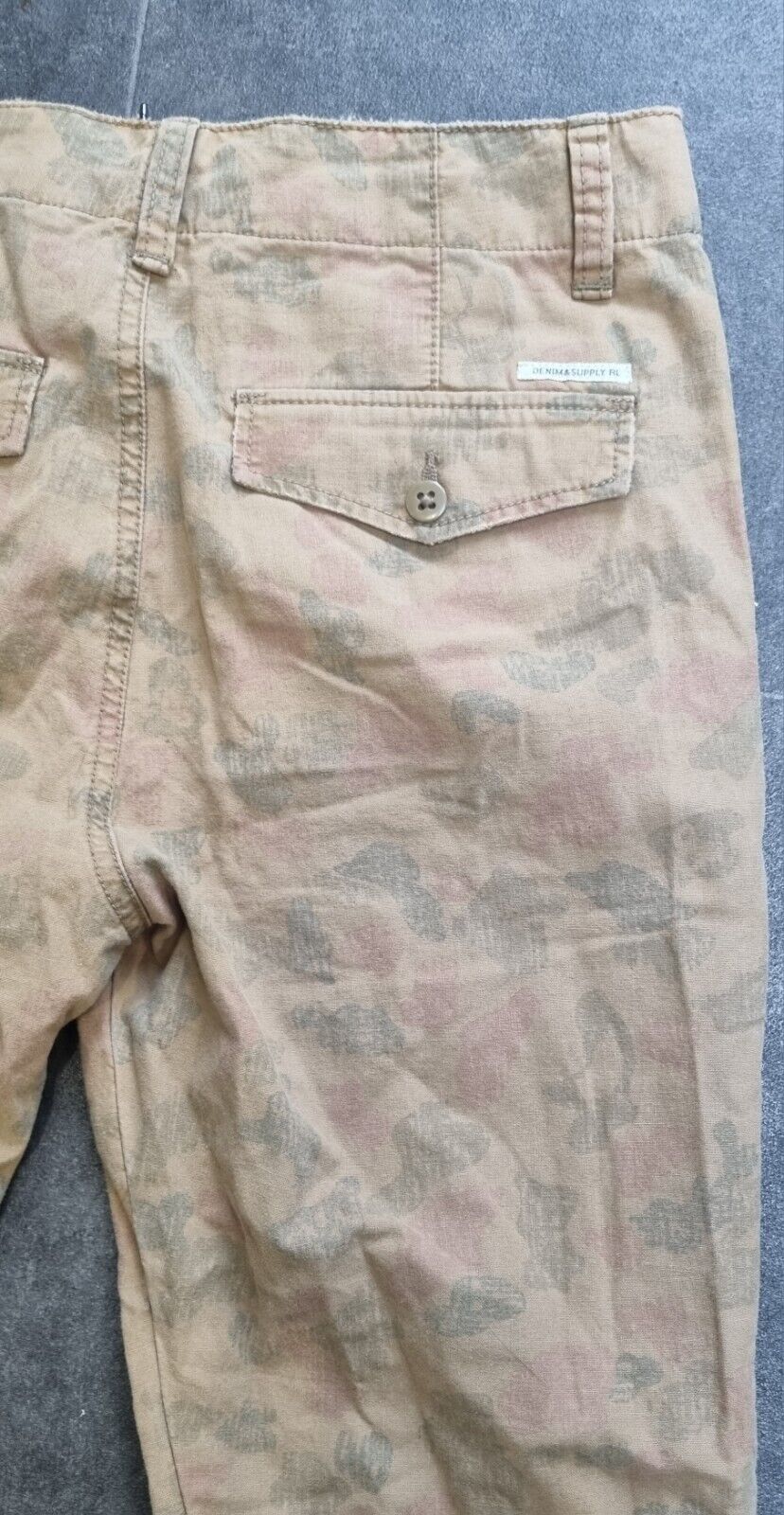 Denim & Supply By Ralph Lauren Women's Combat Cargo Pants Trousers Size 26