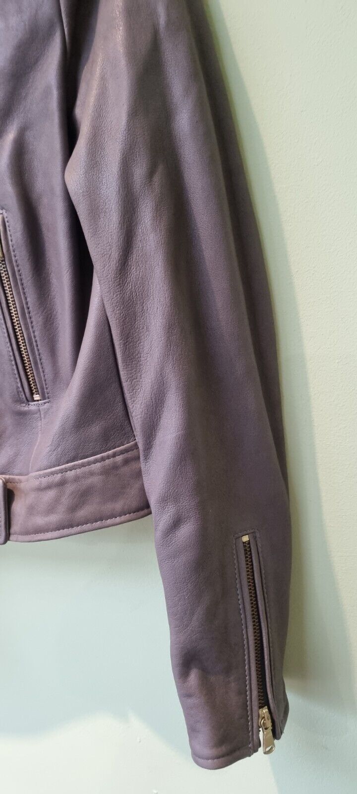 Reduced: Gorgeous BNWT Designer ME+EM Women's Lambs Leather Jacket Size 6