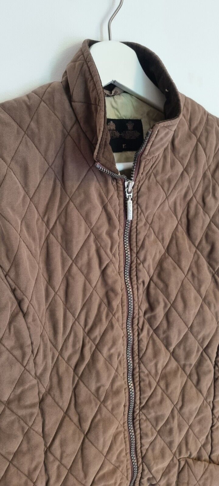 Barbour Womens Brown Quilted Gilet Size 8