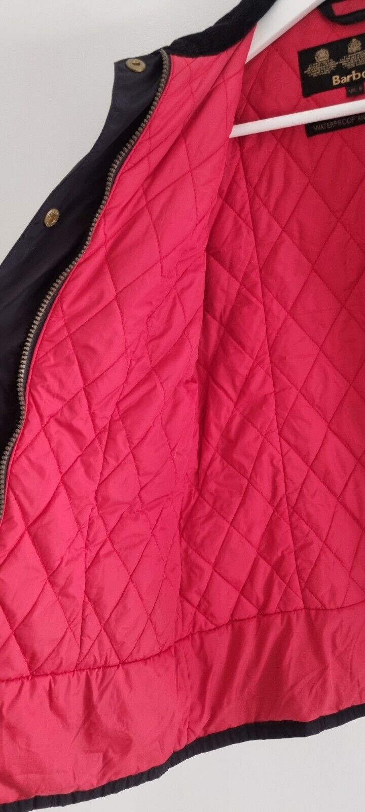 Barbour Womens Black Waterproof And Breathable Jacket With Belt Size 8