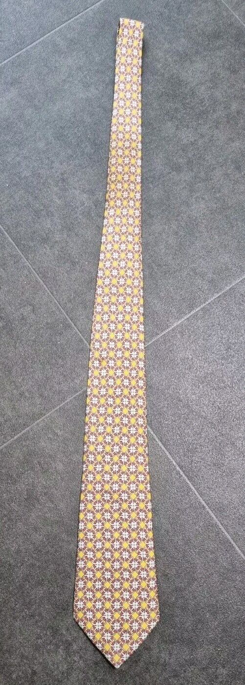 Hermes Men's 100% Silk Tie