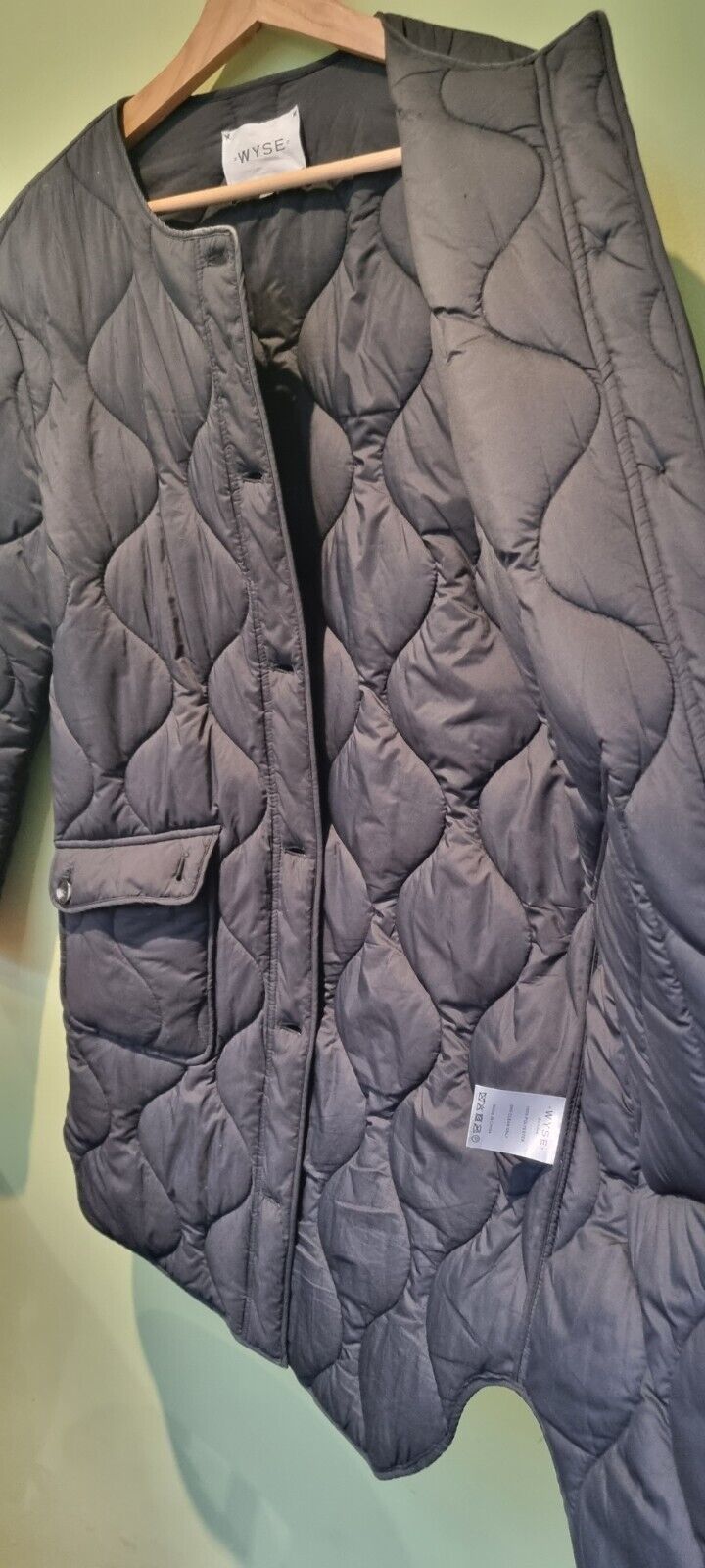 Wyse Women's Black Padded Jacket Size 0