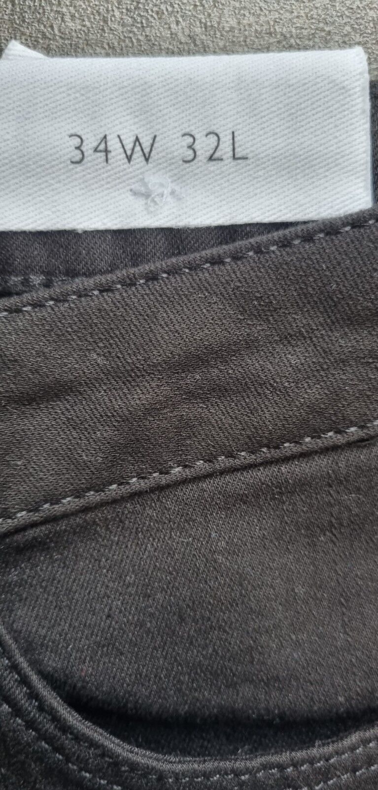 BNWT White Label, White Co. Women's Black Mid Rise Skinny Jeans Size 34/32
