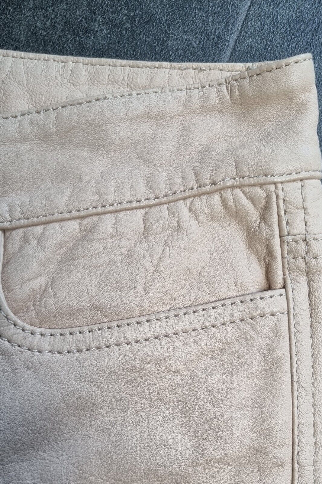 Needle And Thread Women's Leather Cropped Jeggings Trousers Size 12