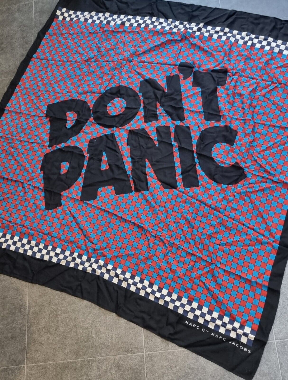 Marc By Marc Jacobs "Don't Panic" Women's Square Scarf