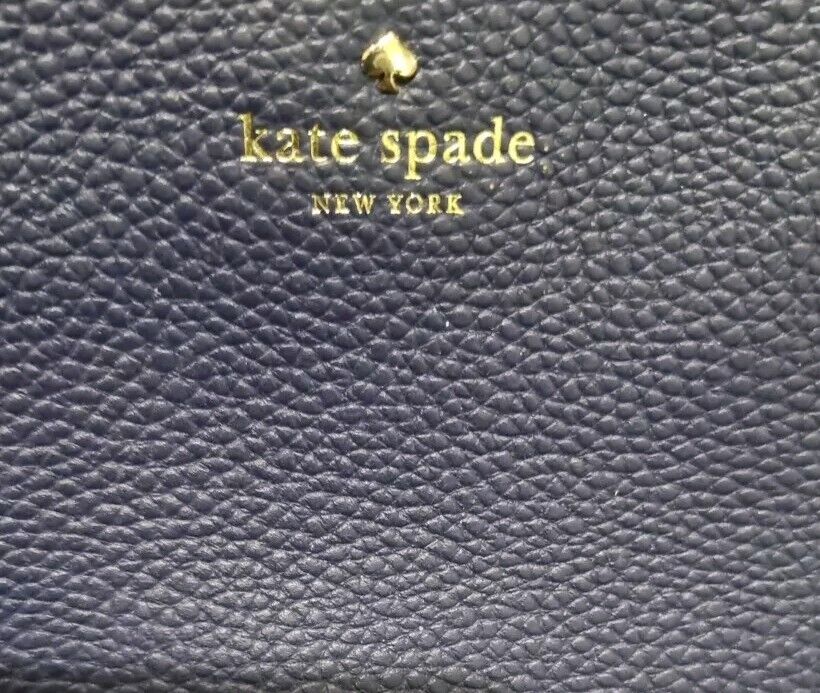Kate Spade Women's Blue Leather Cross Body Bag With Tassles