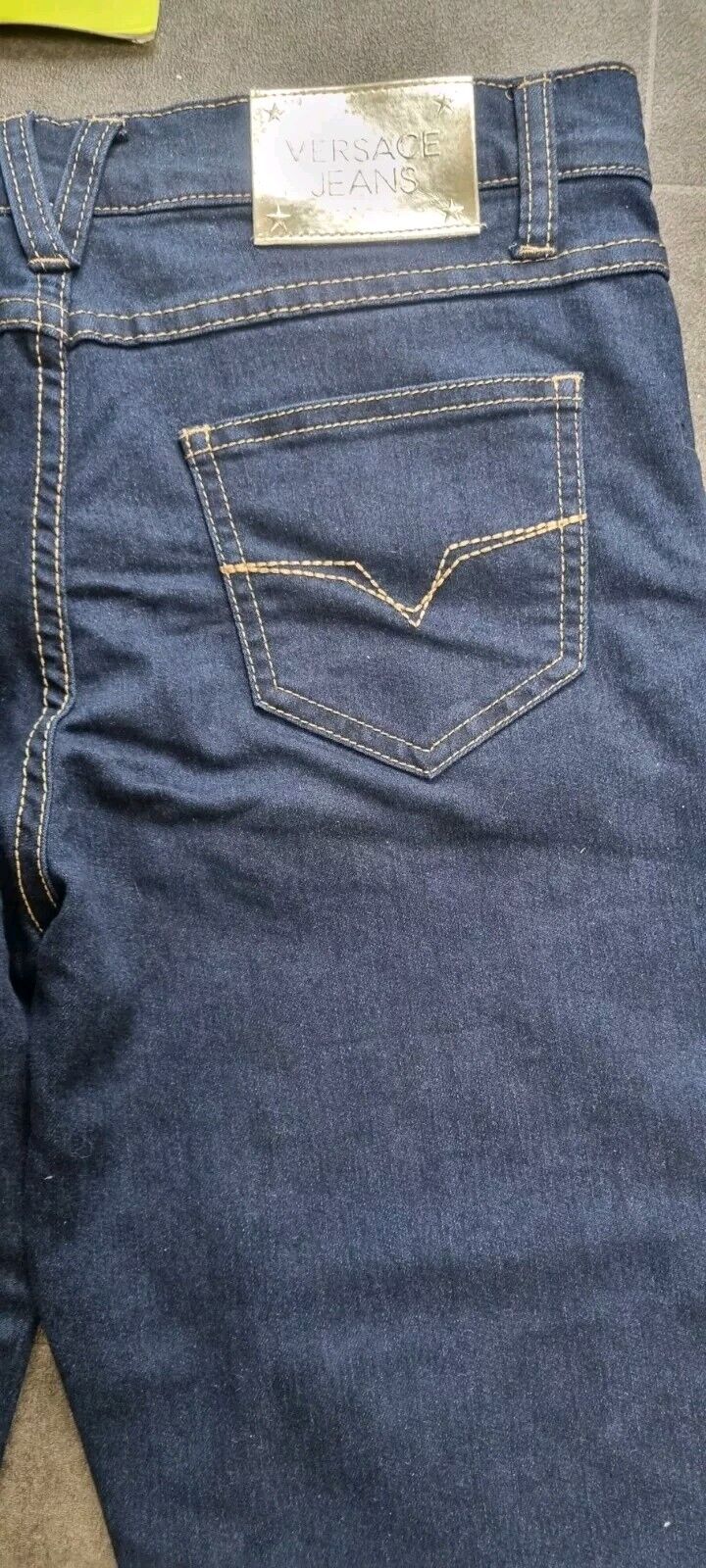 BNWT Versace Women's Jeans With Gold Colour Logo Size 29'