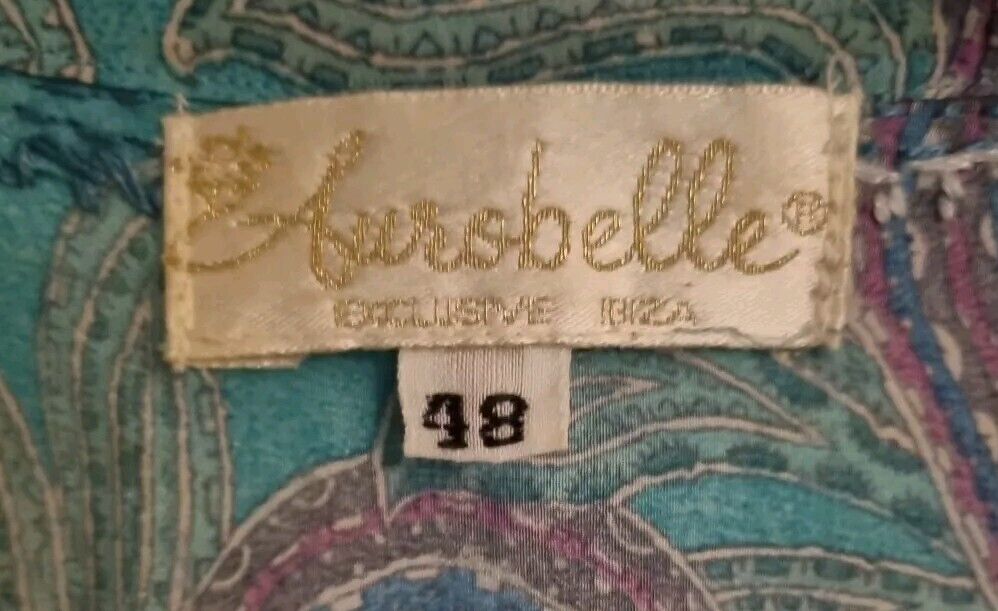 Aurobelle Exclusive Ibiza Women's 100% Silk Tunic Dress Kaftan Green Size 48