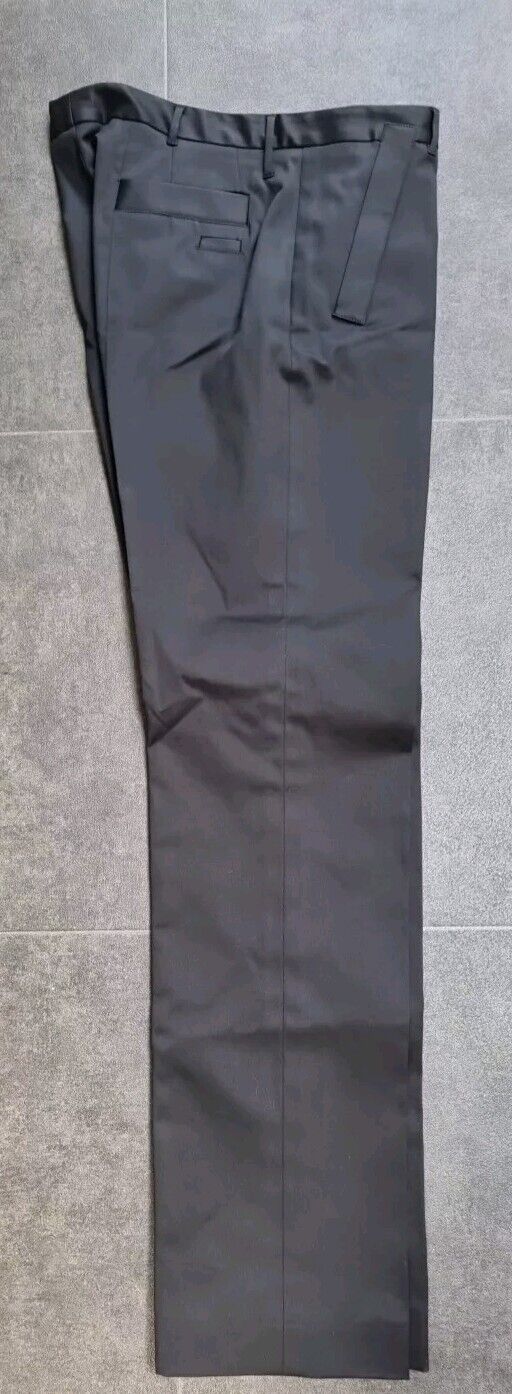 Jil Sander Women's Black Cotton Mix Stretch Trousers Size 36