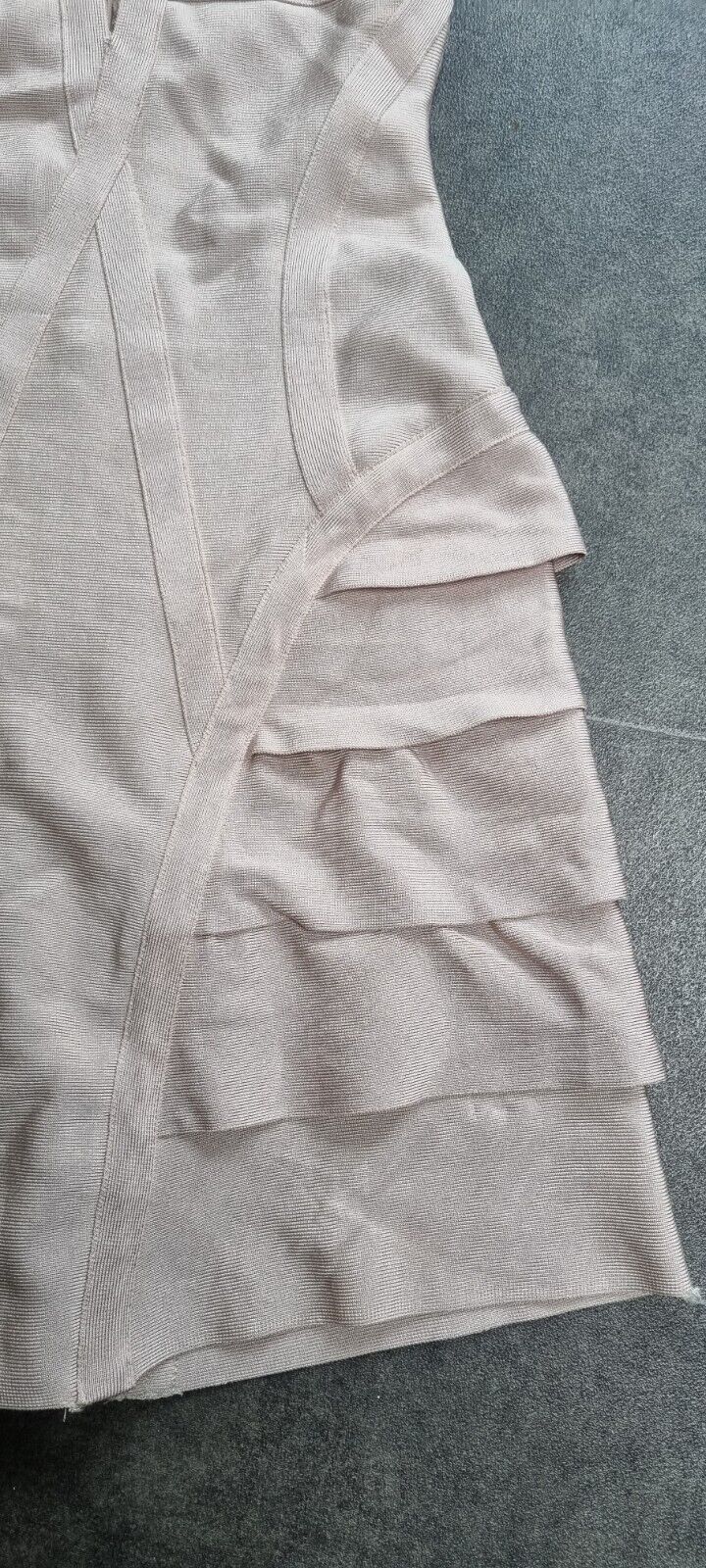 Herve LegerWomen's Nude Bodycon Dress, No Manufacturer Label Size XS