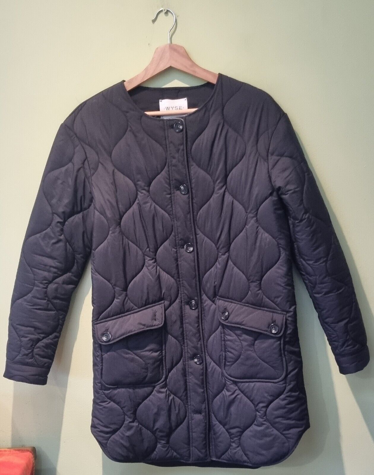 Wyse Women's Black Padded Jacket Size 0